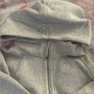 lululemon athletica Suba Heather Gray Zip-Up Hoodie